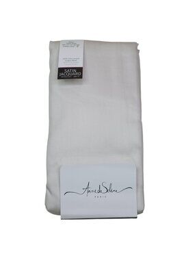 Anne De Solene Satin Jacquard CARACTERE Queen Fitted Sheet 300 TC Cotton Sateen